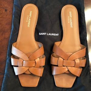 Saint Laurent woven sandal